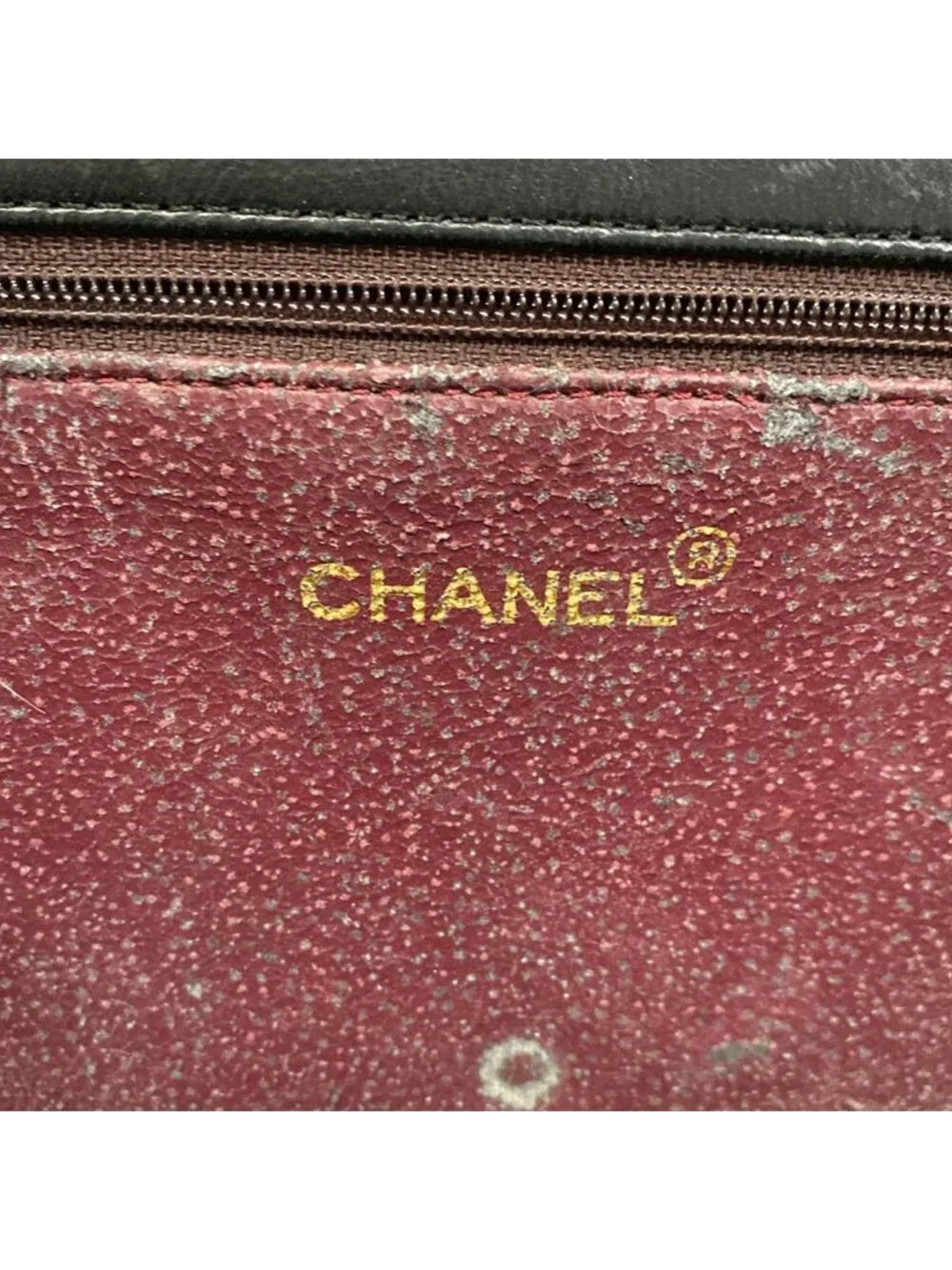 Chanel Shoulder Bag Single Flap Quilted Black Gold Chain Push Lock Lambskin